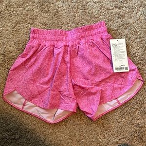 Lululemon Heathered Sonic Pink Track That Short